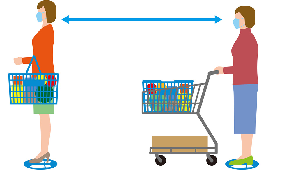 ソーシャルディスタンス対策